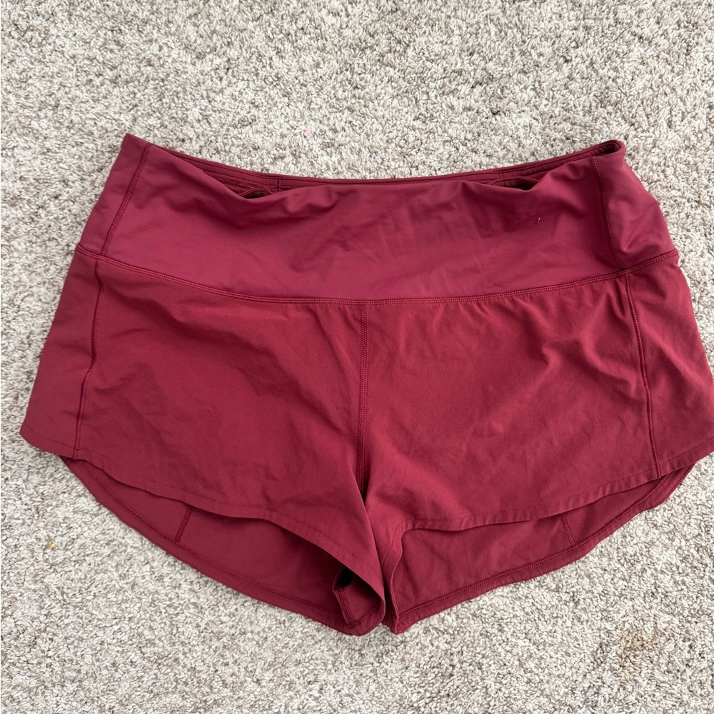 Lululemon Athletica Speed Up 2.5” Shorts Size 12 Never Worn